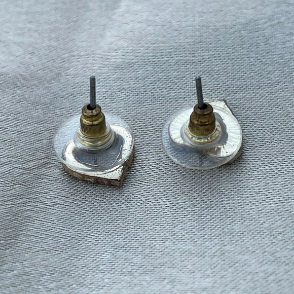 Betsey Johnson Earrings Valentines Day Gift Heart shape Earring Crystal Accent - Picture 10 of 12